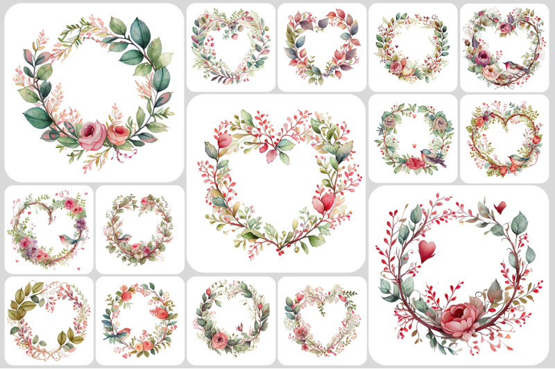 180-stunning-floral-wreath-transparent-images-wedding-valentine