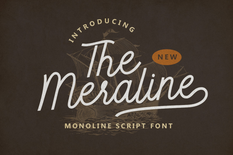 meraline-monoline-script