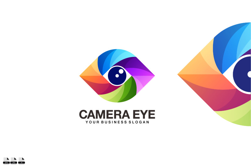 gradient-camera-eye-vector-design-template-logo