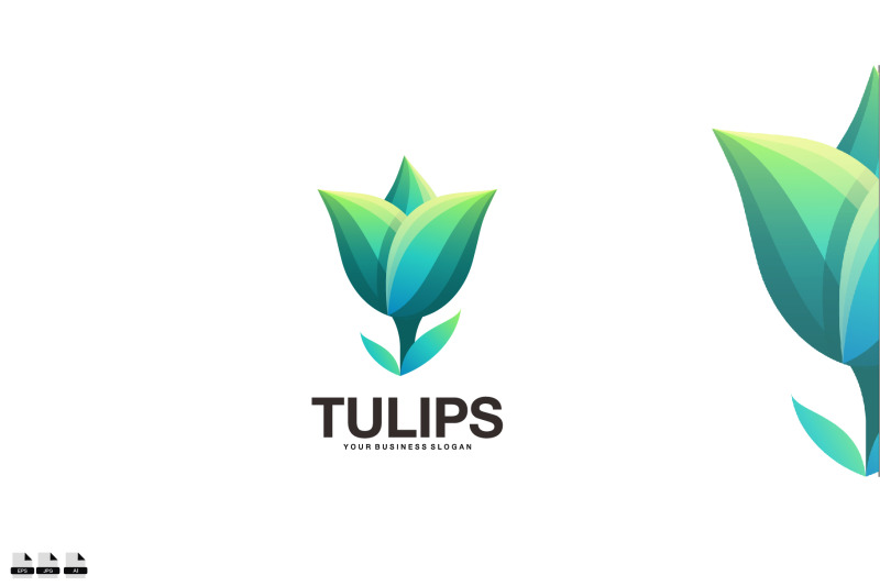 tulips-vector-logo-design-illustration-symbol