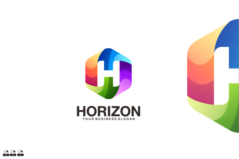 gradient-horizon-vector-logo-design-illustration