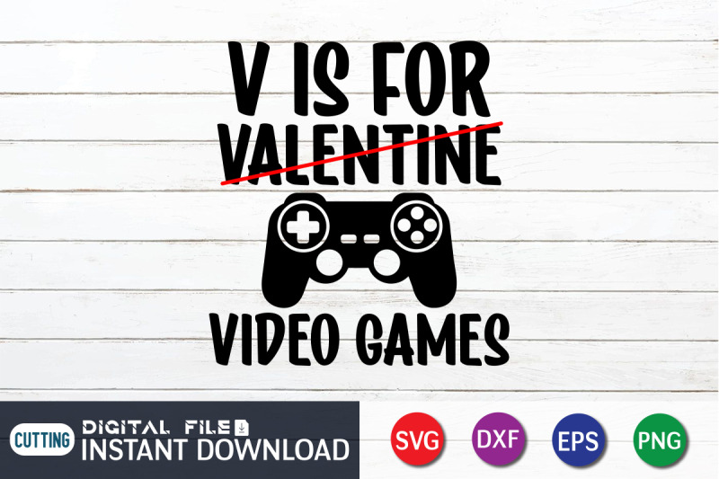 v-is-for-valentine-video-games-svg