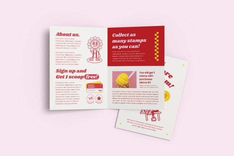 ice-cream-store-bifold-brochure