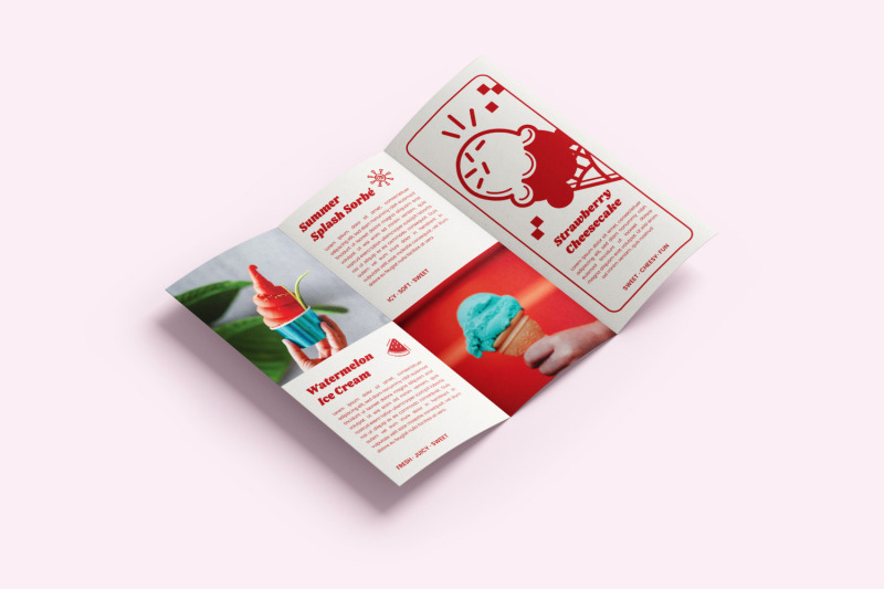 ice-cream-store-trifold-brochure