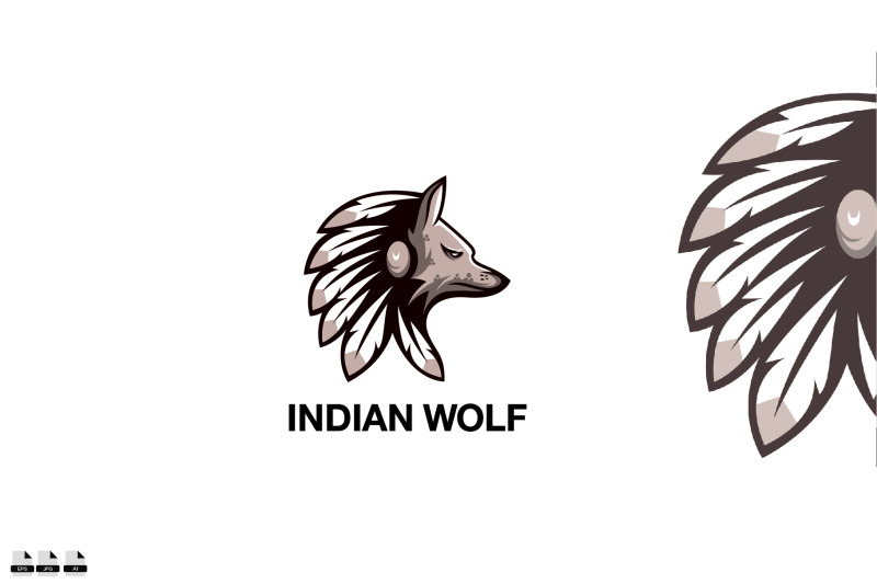 indian-wolf-vector-logo-design-illustration