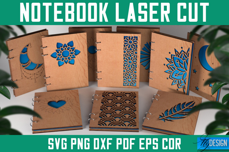 notebook-laser-cut-svg-notebook-svg-design-cnc-files