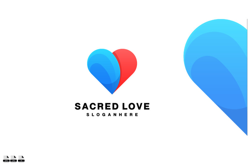 scared-love-design-gradient-color-symbol