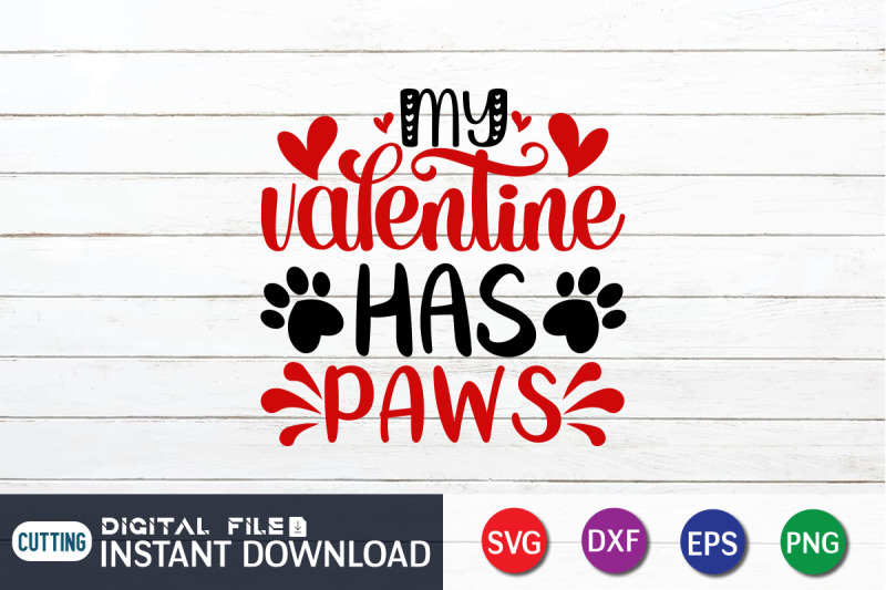 my-valentine-has-paws-svg