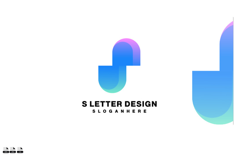 letter-s-design-gradient-colorful-illustration