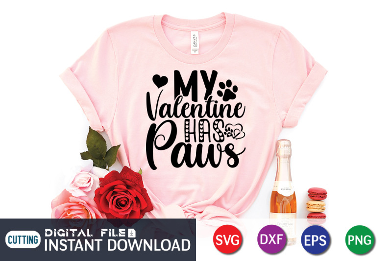 my-valentine-has-paws-svg