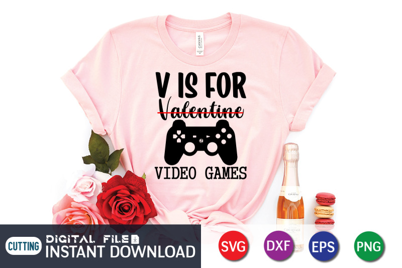 v-is-for-valentine-video-games-svg