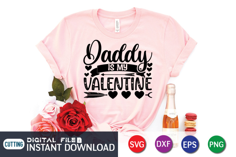 daddy-is-my-valentine-svg