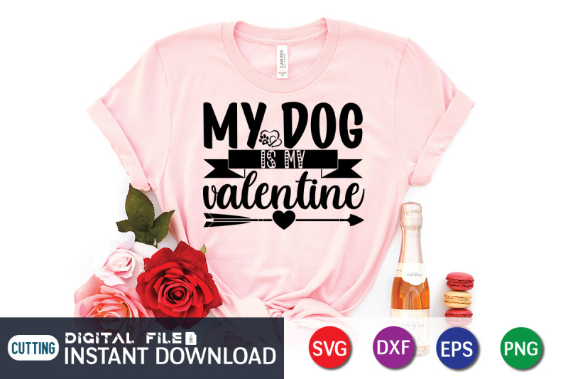 my-dog-is-my-valentine-svg