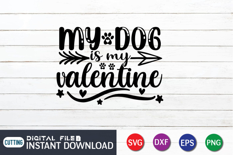 my-dog-is-my-valentine-svg