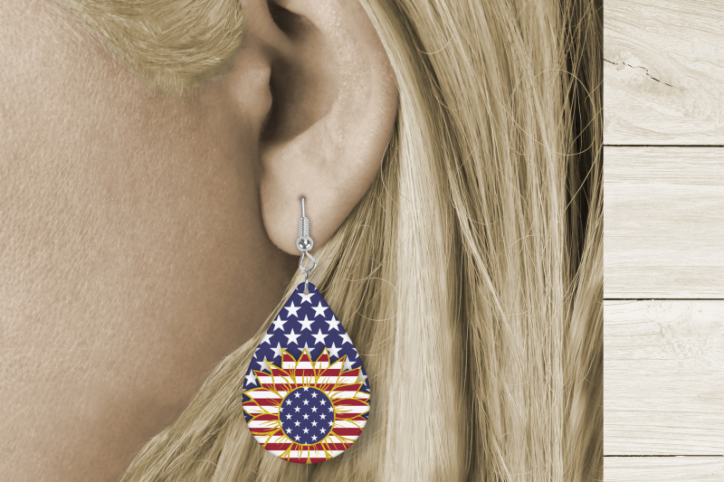 teardrop-earring-sublimation-patriotic-earring