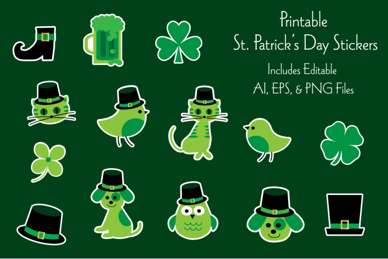 saint-patrick-039-s-day-cute-animal-stickers