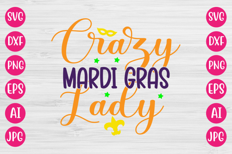 crazy-mardi-gras-lady-svg-design