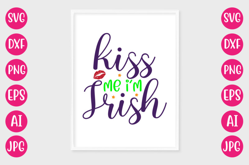 kiss-me-i-039-m-irish-svg-design