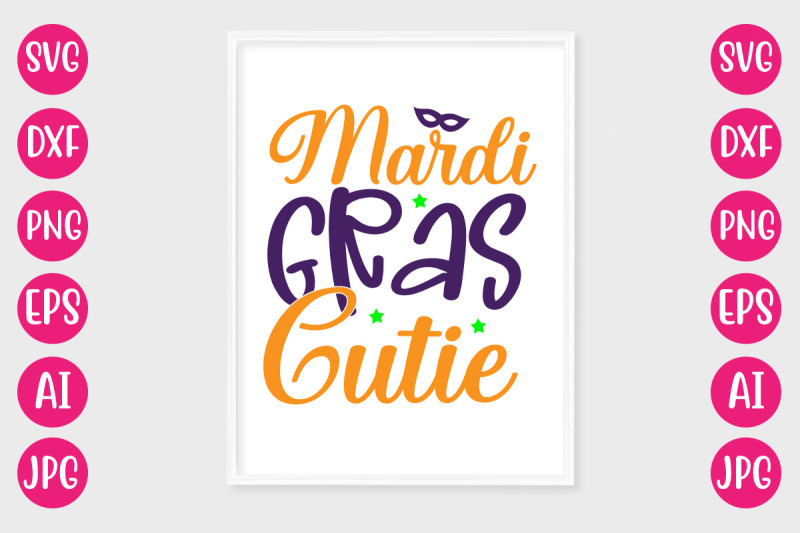 mardi-gras-cutie-svg-design