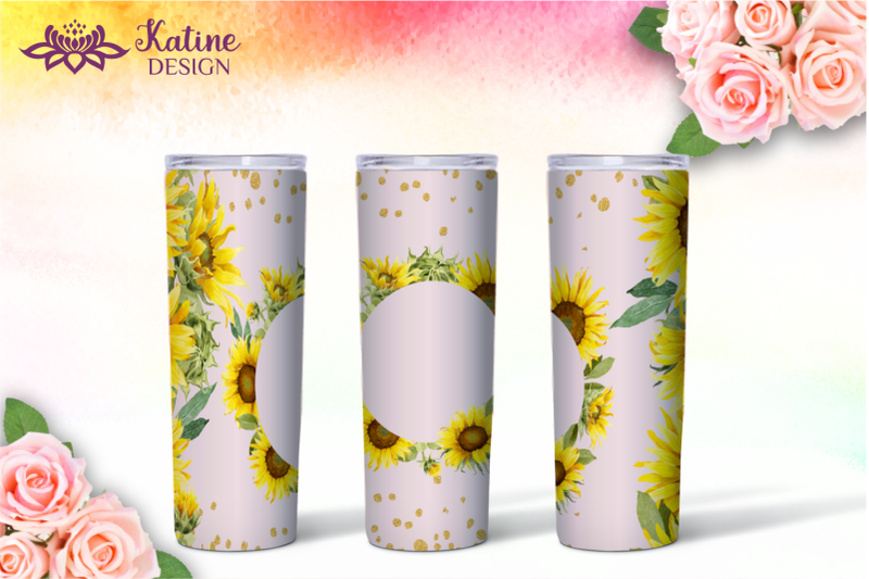 sunflower-tumbler-wrap-floral-sublimation-bundle-20-oz-png