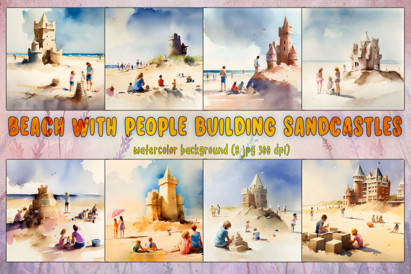 beach-with-people-building-sandcastles