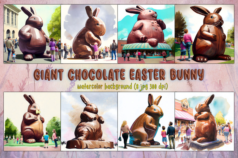 giant-chocolate-easter-bunny-statue