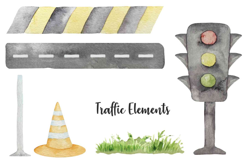watercolor-road-sign-clipart-traffic-signs-clip-art-bundle-32-png