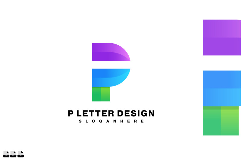 initial-p-logo-gradient-color-illustration