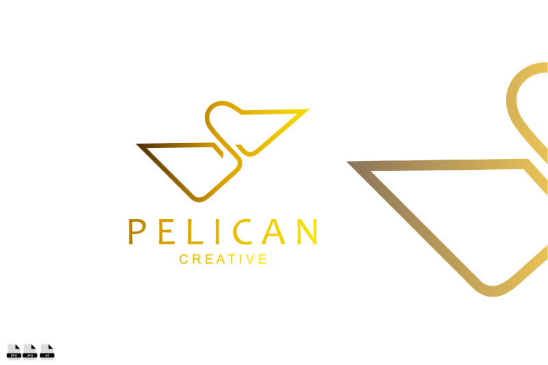 pelican-vector-logo-icon-design-color