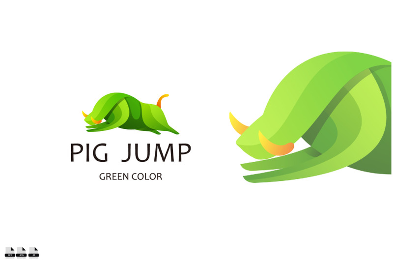 pig-logo-design-logo-gradient-colorful