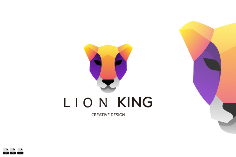 lion-head-logo-design-illustration-color