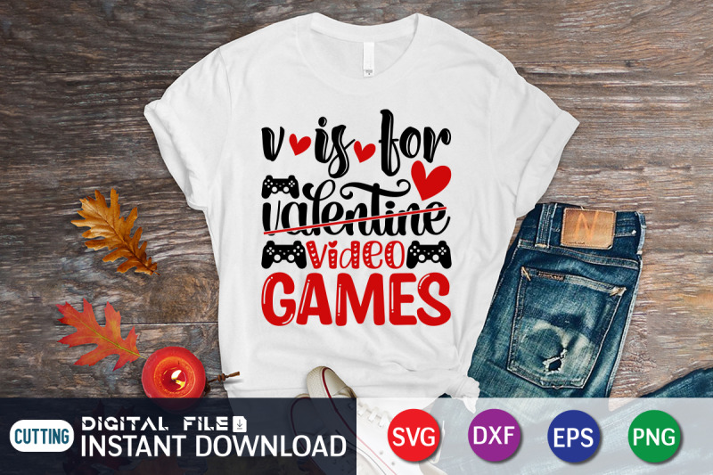 v-is-for-valentine-video-games-svg