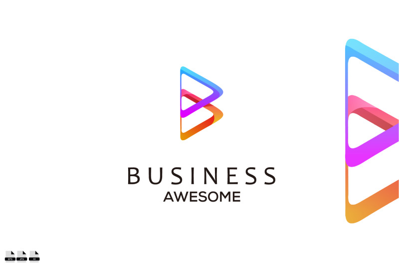 business-logo-gradient-color-symbol