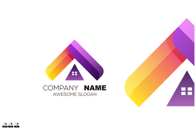 triangle-design-logo-colorful-icon-vector