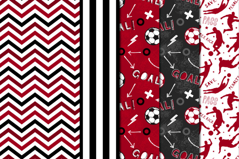 red-soccer-pattern-seamless-digital-paper