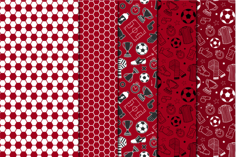 red-soccer-pattern-seamless-digital-paper