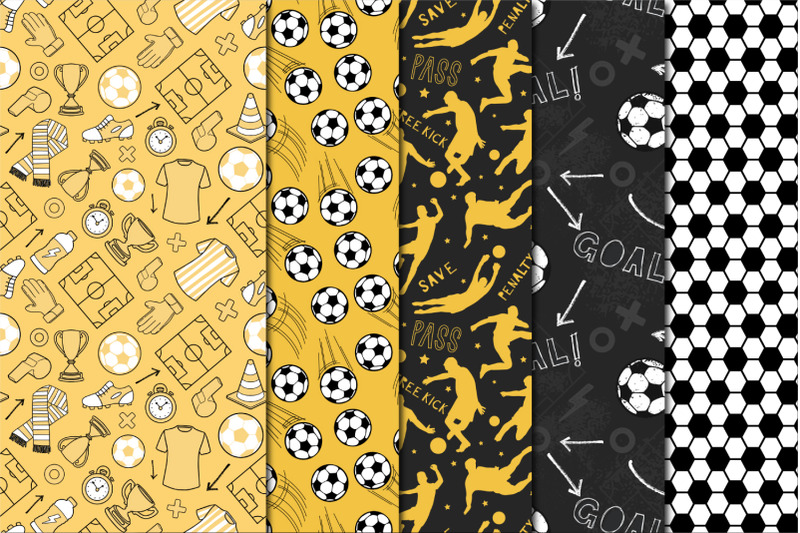 yellow-soccer-pattern-seamless-digital-paper