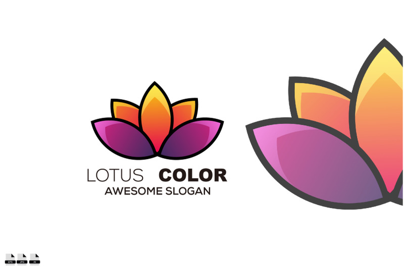 lotus-design-icon-gradient-colorful