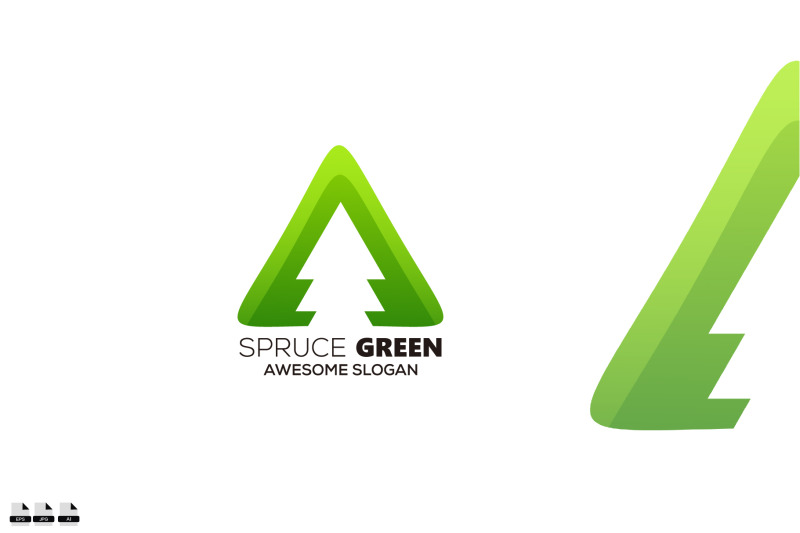 spruce-green-logo-icon-gradient-colorful