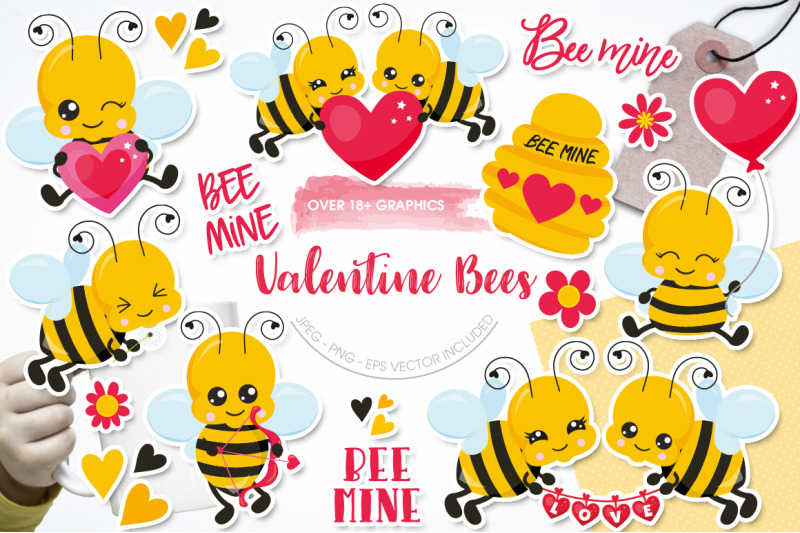 valentine-bees