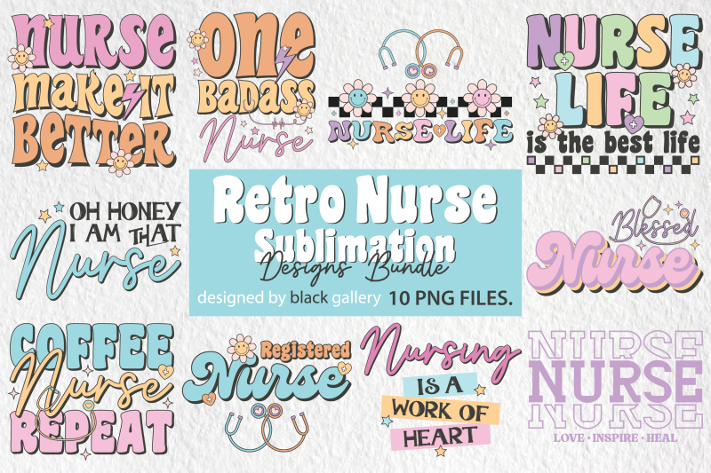 retro-nurse-png-sublimation-designs-bundle