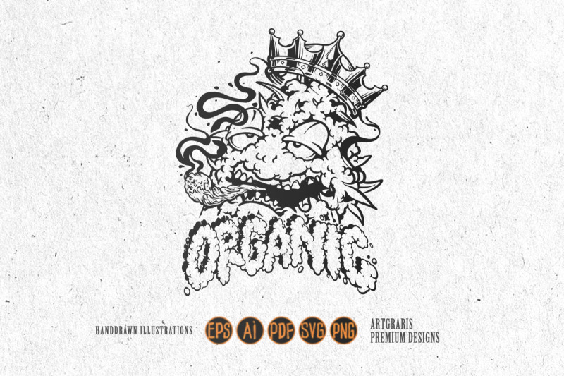 cannabis-bud-monster-plant-organic-lettering-word-logo-illustrations-s