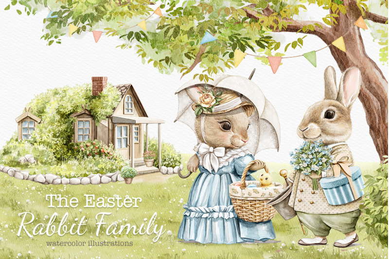 the-easter-rabbit-family
