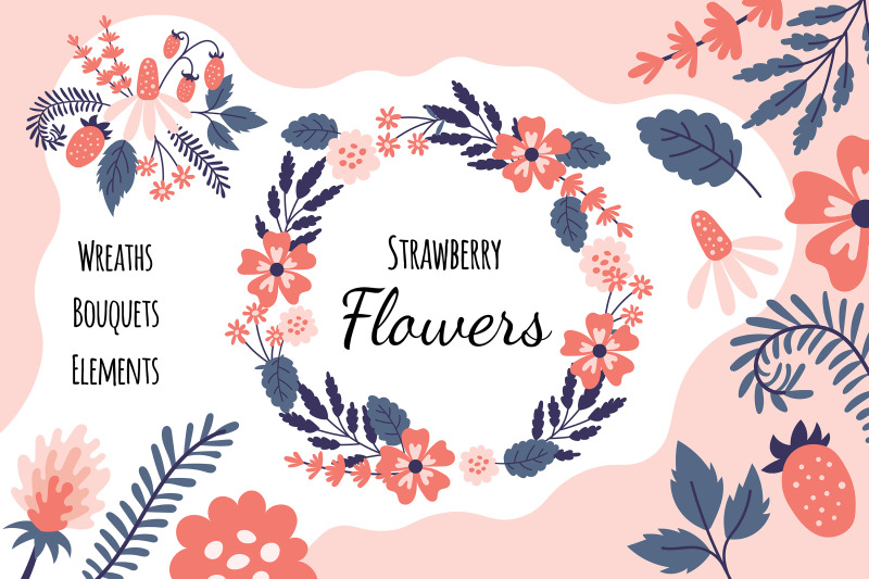 strawberry-flowers-clipart-amp-cards