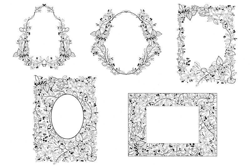 hand-drawn-decorative-golden-frames