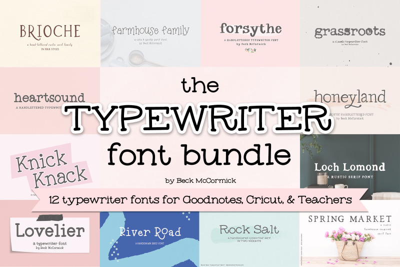 typewriter-font-bundle