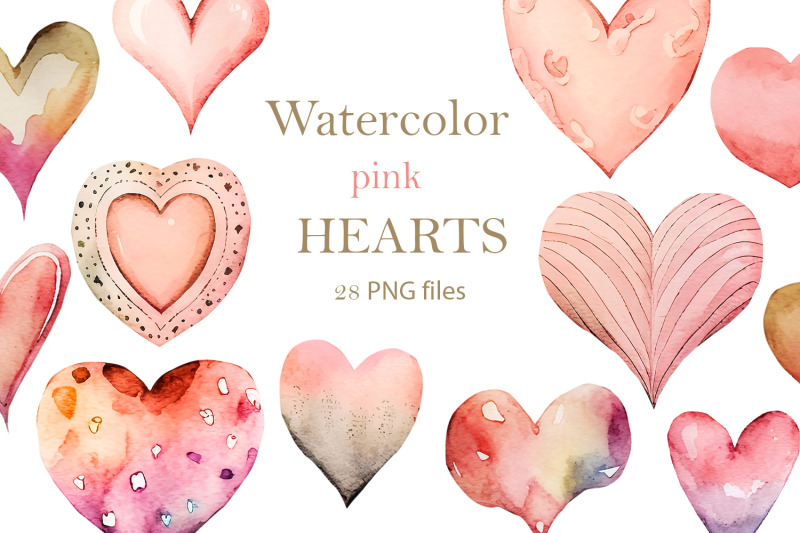 watercolor-pink-hearts