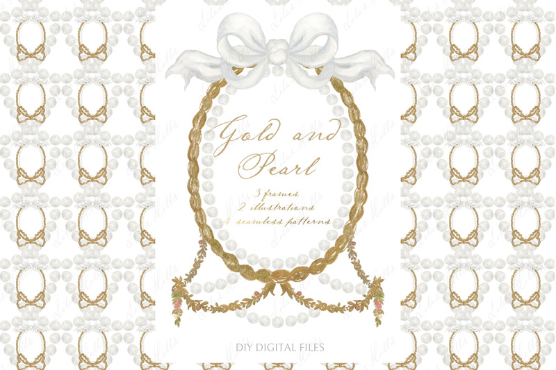 gold-and-pearls-vintage-bow-frames
