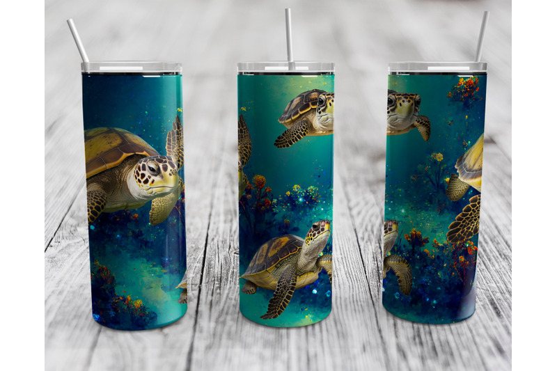 sea-turtles-tumbler-wraps-bundle-20-oz-skinny-tumbler-sea-turtle-png