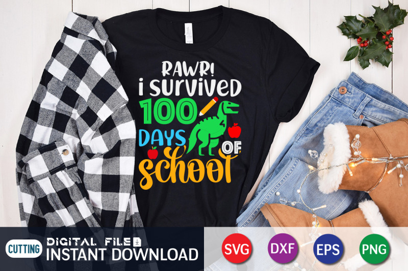 rawr-i-survived-100-days-of-school-svg